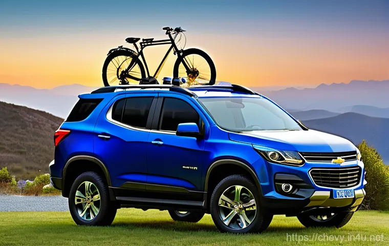 쉐보레 트레일블레이저 하이브리드 출시 일정 - **Prompt 2: Serene Drive with Advanced Comfort** An interior shot from the perspective of the ba...